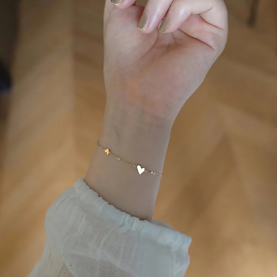 Heart Charm Bracelet