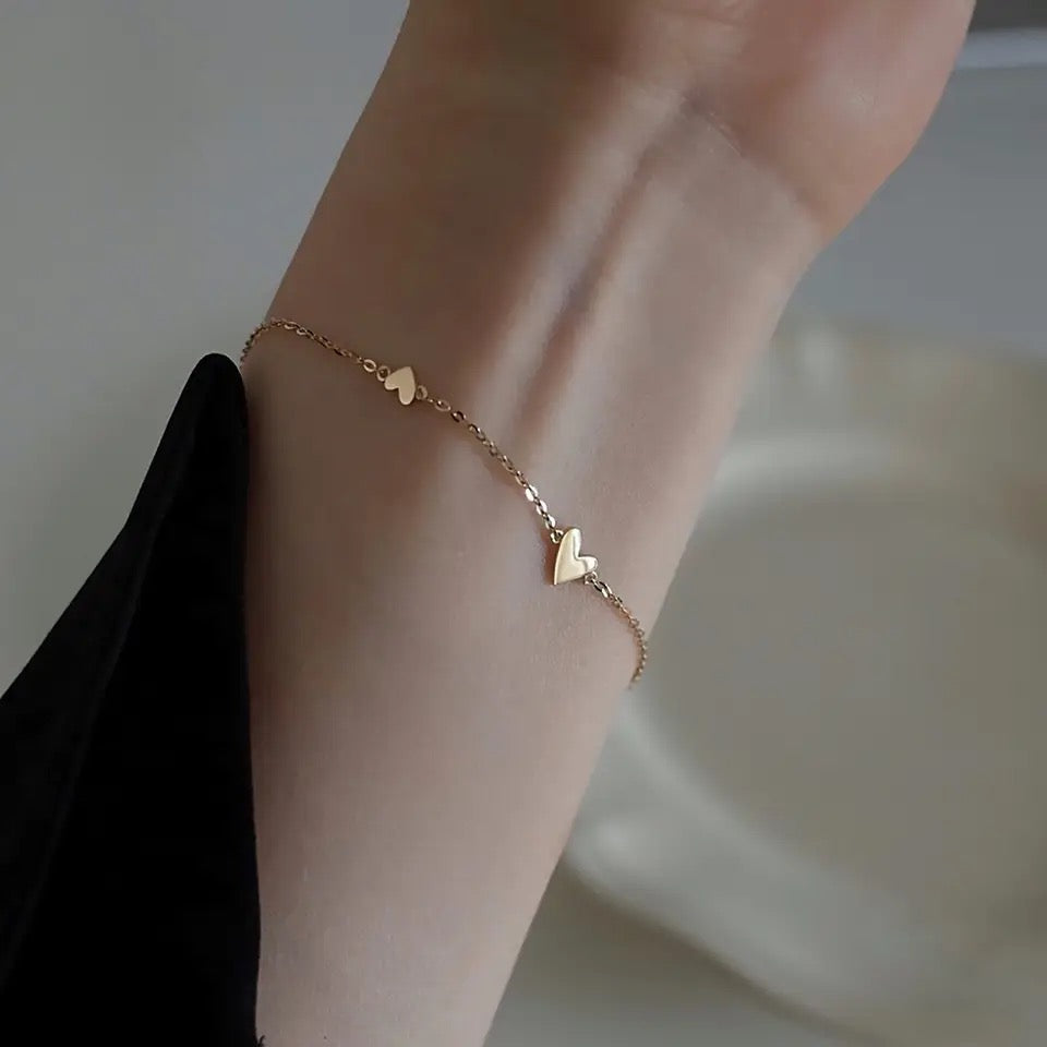 Heart Charm Bracelet