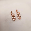 Chain Link Earrings - Gold