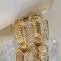 Korean Hoop Earrings - Gold